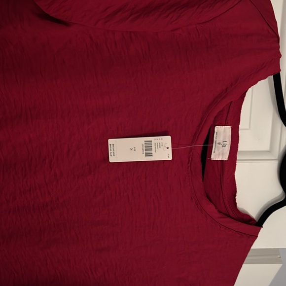 Anthropologie T.la satiny tshirt - Picture 3 of 4